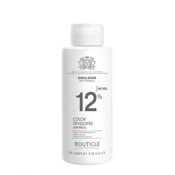 Окисляющая эмульсия 12% Developer Emulsion 40 vol Bouticle 100 мл