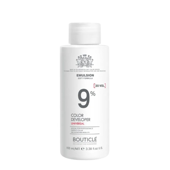 Окисляющая эмульсия 9% Developer Emulsion 30 vol Bouticle 100 мл