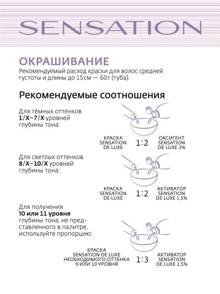Краска для волос Estel Sensation DeLuxe 11/17 Очень светлый блондин пепельно-коричневый, 60 мл