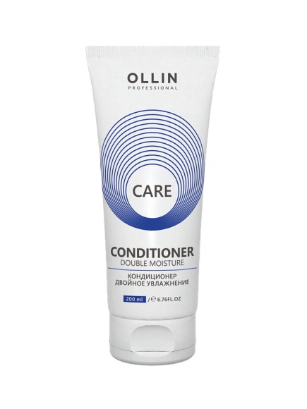 Кондиционер двойное увлажнение Care Double Moisture Conditioner Ollin Professional, 200 мл