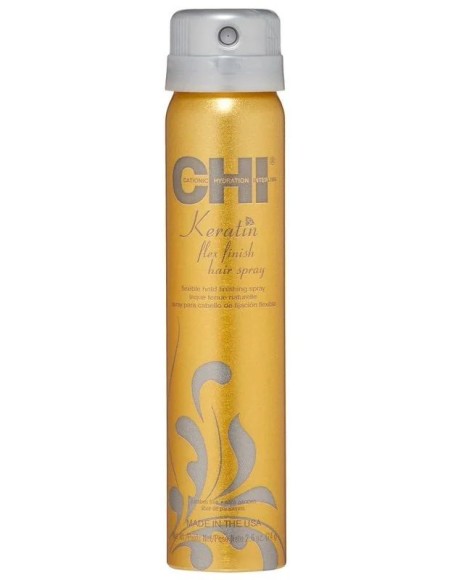 Лак для волос сильной фиксации с кератином Keratin Flexible Hold Hairspray Chi, 74 гр