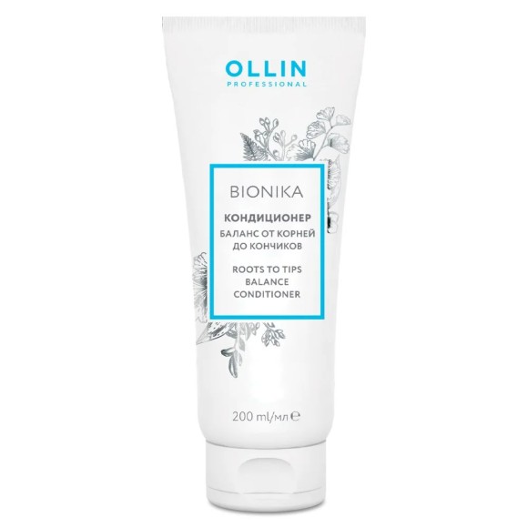 Кондиционер Баланс от корней до кончиков Roots To Tips Balance Conditioner BioNika Ollin Professional, 200 мл