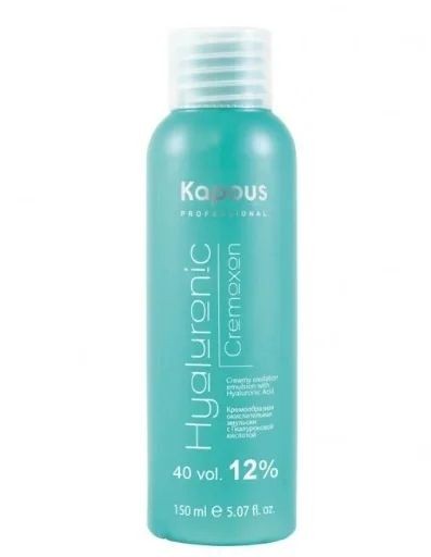Кремообразная окислительная эмульсия Hyaluronic Cremoxon с Гиалуроновой кислотой 12% Kapous, 150 мл