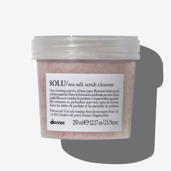 Скраб Solu Sea Salt Scrub Cleanser Davines, 250 мл