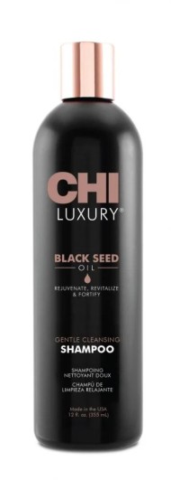 Шампунь увлажняющий для мягкого очищения волос Luxury Black Seed Oil Chi, 355 мл