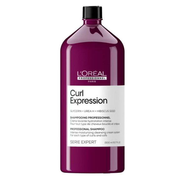 Профессиональный увлажняющий шампунь для всех типов кудрявых волос Curl Expression L'oreal Professionnel, 1500 мл