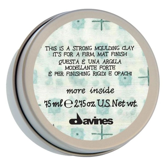 Моделирующая глина More Inside для стойкого матового финиша Strong Moulding Clay Davines, 75 мл