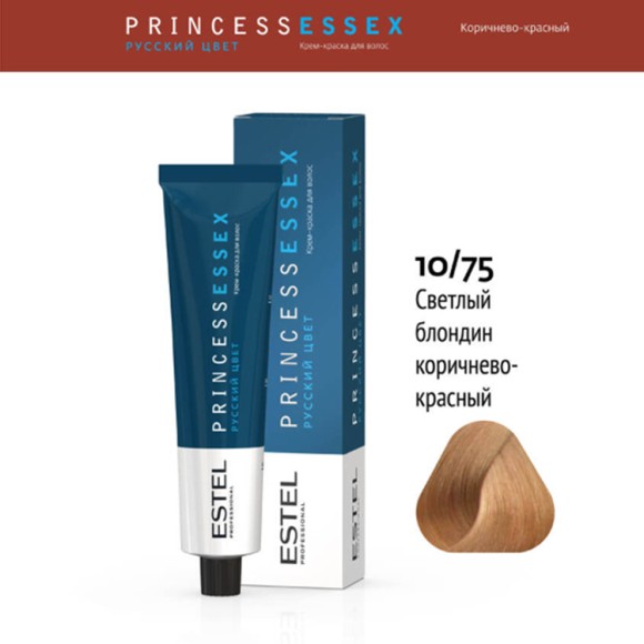 Краска для волос Estel Princess Essex 10/75 Светлый блондин коричнево-красный, 60 мл