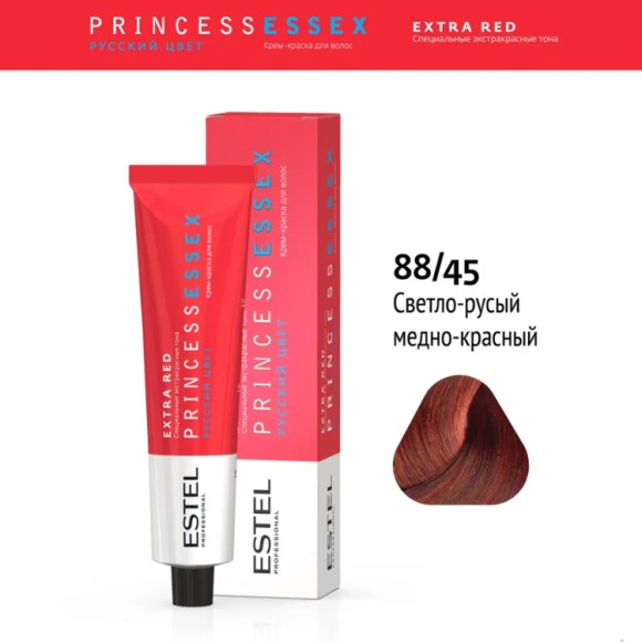 Краска для волос Estel Princess Essex Extra red 88/45 Огненное танго, 60 мл Краска для волос Estel Princess Essex Extra red 88/45 Огненное танго, 60 мл