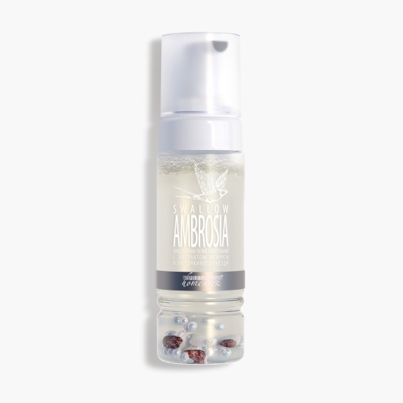 Мицеллярная пенка с экстрактом жемчуга и ласточкиного гнезда Homework Swallow Ambrosia Premium