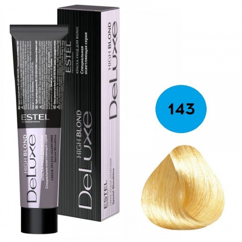 Краска для волос Estel DeLuxe High Blond 143 Медно-золотистый блондин ультра, 60 мл