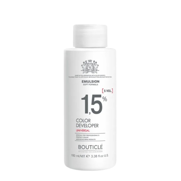 Окисляющая эмульсия 1,5% Developer Emulsion 5 vol Bouticle 100 мл