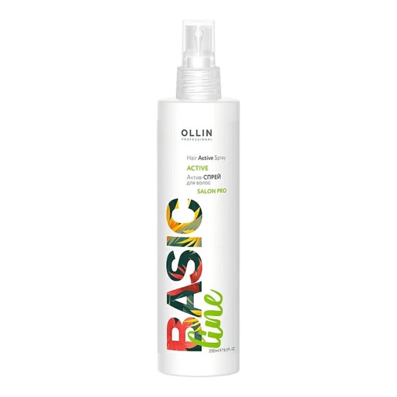 Актив-спрей для волос Hair Active Spray Basic Line Ollin Professional, 250 мл