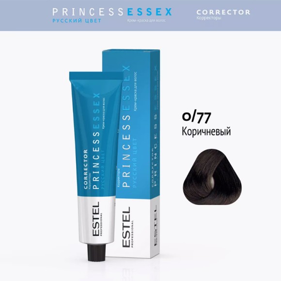 Краска для волос Estel Princess Essex 0/77 Корректор коричневый, 60 мл