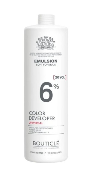 Оксидант-лосьон 6% Сolor developer 20 vol Bouticle 1000 мл