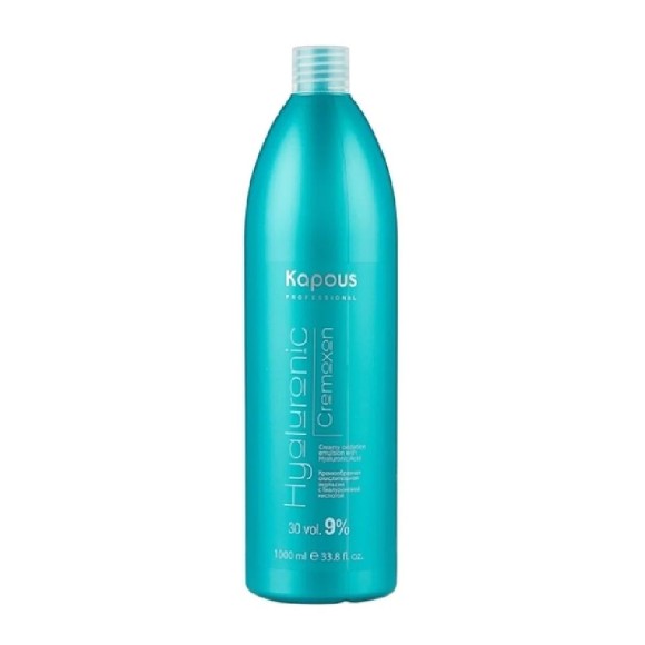 Кремообразная окислительная эмульсия Hyaluronic Cremoxon с Гиалуроновой кислотой 9% Kapous 1000 мл