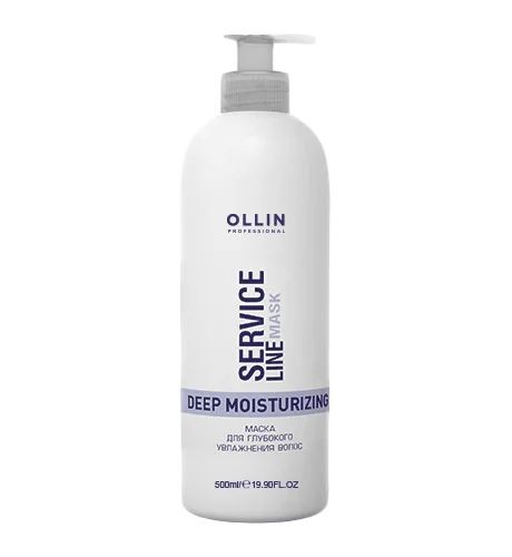 Маска для глубокого увлажнения волос Deep Moisturizing Mask Service Line Ollin Professional, 500 мл