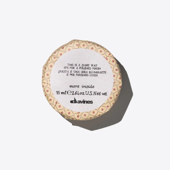 Воск-блеск для глянцевого финиша More Inside Shine Wax Davines, 75 мл