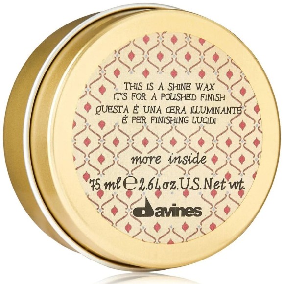 Воск-блеск для глянцевого финиша More Inside Shine Wax Davines, 75 мл