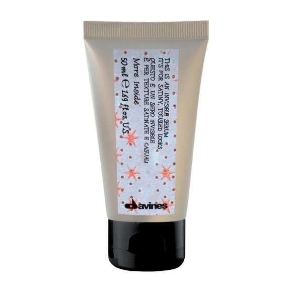 Невидимая сыворотка More Inside для небрежного стайлинга с сатиновым блеском Invisible Serum Davines, 50 мл