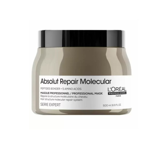 Концентрированная маска для молекулярного восстановления волос Absolut Repair Molecular L'oreal Professionnel, 500 мл
