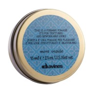 Моделирующая помада More Inside для текстурных и пластичных образов Forming pomade it's for textured and rew orkable looks Davines, 75 мл Моделирующая помада More Inside для текстурных и пластичных образов Forming pomade it's for textured and rew orkable looks Davines, 75 мл