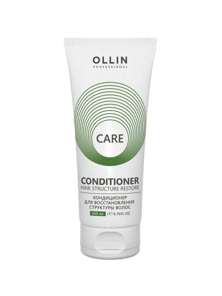 Кондиционер для восстановления структуры волос Restore Conditioner Ollin Care Ollin Professional, 200 мл