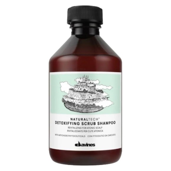 Детоксирующий шампунь-скраб NT Detoxifying Scrub Shampoo Davines, 250 мл