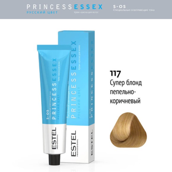 Краска для волос Estel Princess Essex S-OS 117 Скандинавский, 60 мл