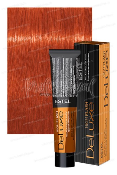 Краска для волос Estel DeLuxe High Flash 44 Медный, 60 мл