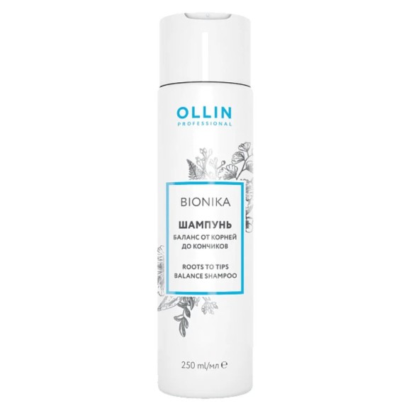 Шампунь Баланс от корней до кончиков BioNika Roots To Tips Balance Shampoo Ollin Professional, 250 мл