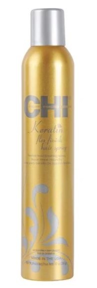 Лак для волос средней фиксации с кератином Keratin Chi, 284 гр