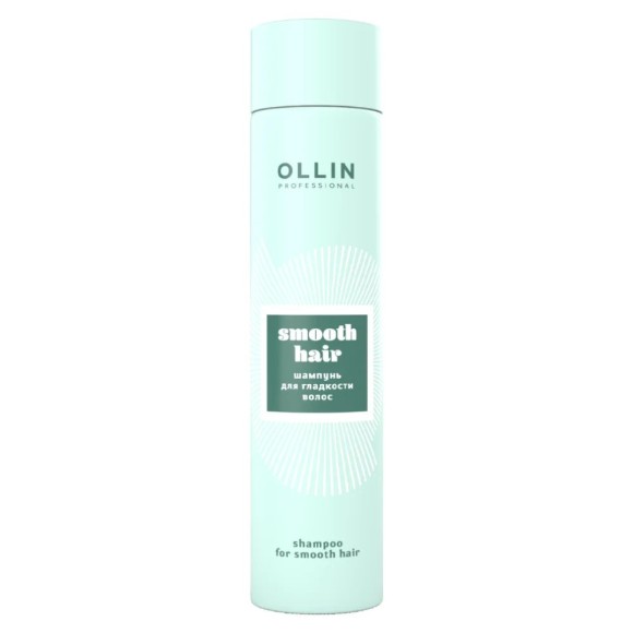Шампунь для гладкости волос Shampoo for smooth hair SMOOTH HAIR Ollin Professional, 300 мл