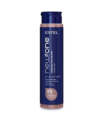 Estel NewTone 8/76 Светло-русый коричнево-фиолетовый Тонирующая маска для волос 400 мл