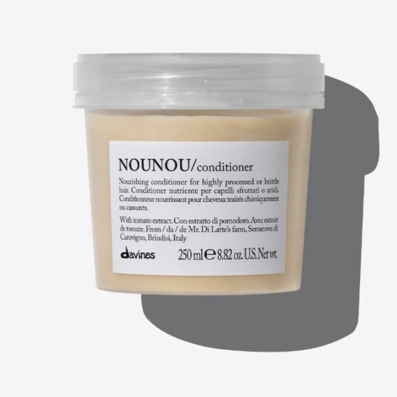 Питательный кондиционер для поврежденных и ломких волос Nounou Conditioner Davines, 250 мл