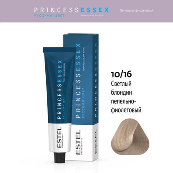 Краска для волос Estel Princess Essex 10/16 Светлый блондин пепельно-фиолетовый, 60 мл