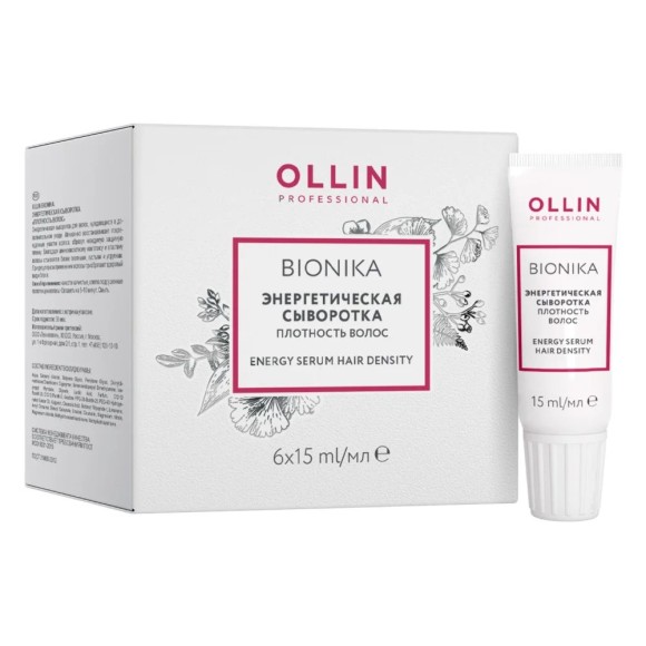 Энергетическая сыворотка Плотность волос Ollin Professional, 15 мл