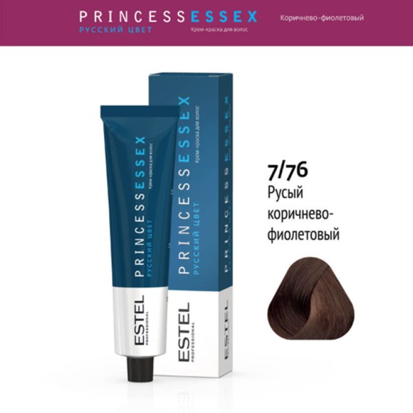 Краска для волос Estel Princess Essex 7/76 Средне-русый коричнево-фиолетовый, 60 мл