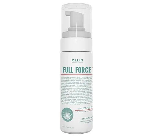 Мусс-пилинг для волос и кожи головы с экстрактом алоэ Full Force Ollin Professional, 160 мл