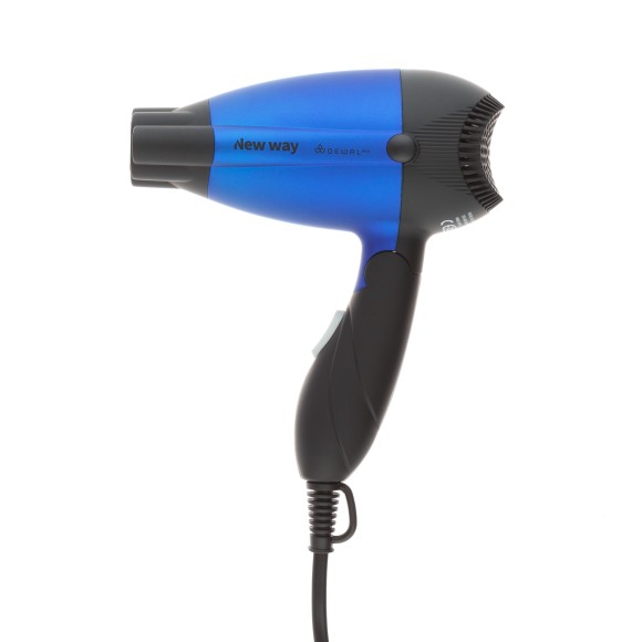 Фен дорожный складной DEWAL PRO NEW WAY 03-5512 Blue синий, 1000Вт