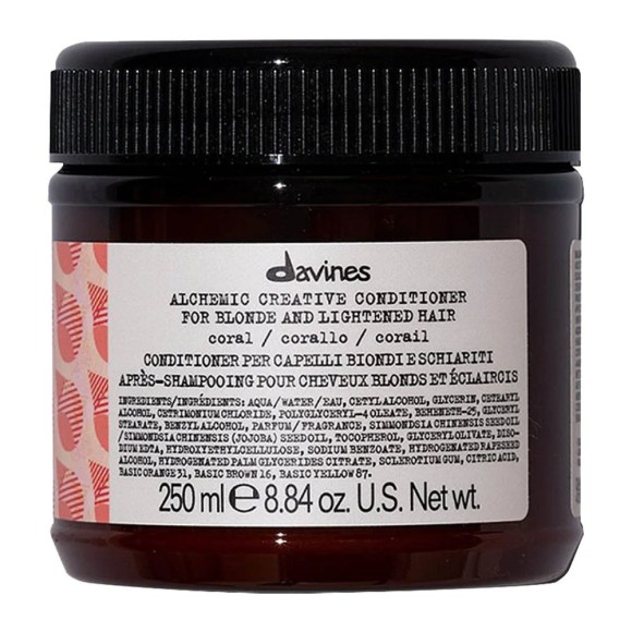 Кондиционер Алхимик для светлых волос Коралл Alchemic creative conditioner Davines, 250 мл
