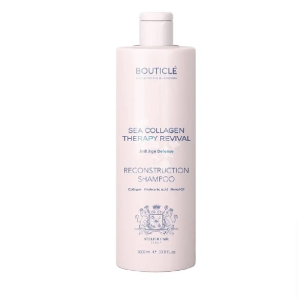 Коллагеновый восстанавливающий шампунь Reconstruction Shampoo Bouticle 1000 мл