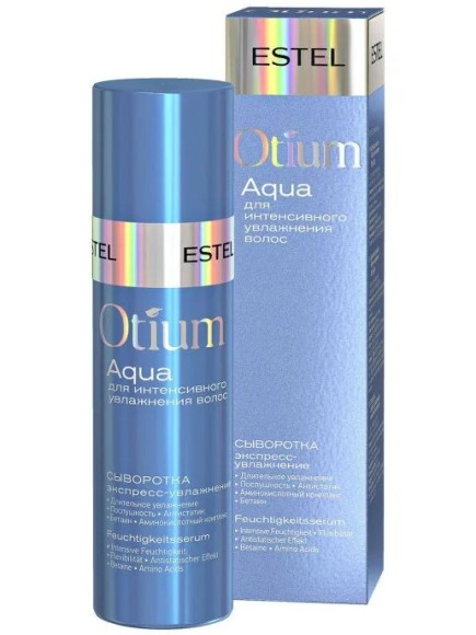 Сыворотка для волос Экспресс-увлажнение Otium Aqua Estel 100 мл