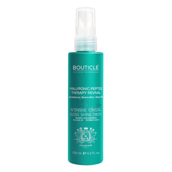 Интенсивные кристальные капли для поврежденных волос Intensive Crystal Shine Drops Atelier Hair Bouticle 100 мл