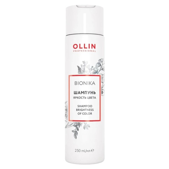 Шампунь для окрашенных волос Яркость цвета BioNika Ollin Professional, 250 мл