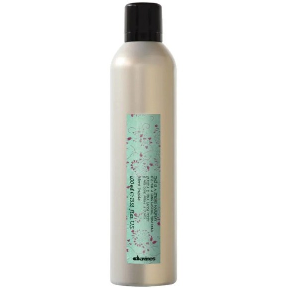 Лак сильной фиксации More Inside для длительной стойкой укладки Strong Hold Hair-spray Davines, 400 мл
