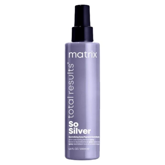 Мультифункциональный спрей Total Results So Silver для холодного светлого блонда Matrix