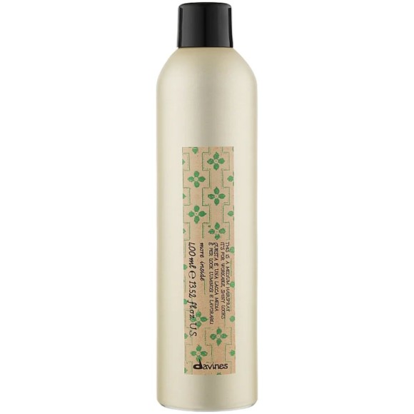 Лак средней фиксации More Inside для эластичного глянцевого стайлинга Medium Hold Hair-spray Davines, 400 мл