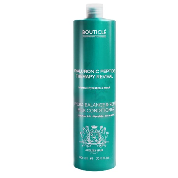 Увлажняющий кондиционер для поврежденных волос Hydra Balance and Repair Milk Conditioner Bouticle 1000 мл