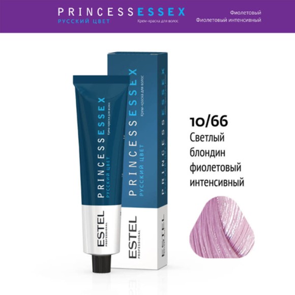 Краска для волос Estel Princess Essex 10/66 Светлый блондин фиолетовый интенсивный (Орхидея), 60 мл